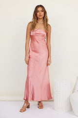 Open Hearts Maxikleid Rosa