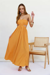 Delphina Maxikleid Orange