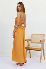 Delphina Maxikleid Orange