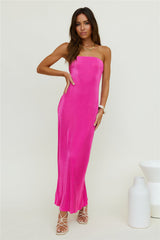 Dusk Maxi Dress Pink überlegt