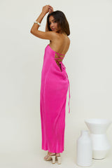 Dusk Maxi Dress Pink überlegt