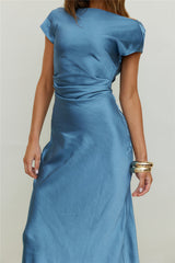 Siren Melody Maxikleid Blau