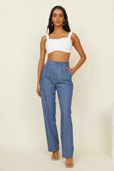 Twin Flame Hose Blau