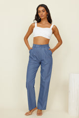 Twin Flame Hose Blau