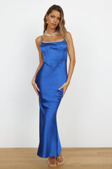 Lucky Moments Maxi-Kleid Blau