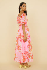 Pretty Lies Maxikleid Rosa