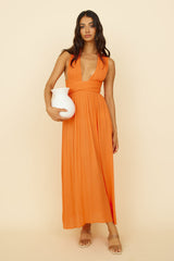 Skyfall Midikleid Orange