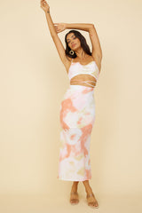 Maxikleid "Escape To Paradise" Rosa