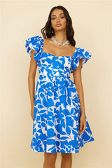 Midikleid „Core Values“ Blau