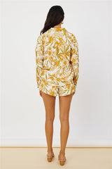 Sommerliebhaber-Shirt Gelb