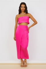The Right Place Crop Top Rosa