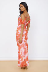 Deep Dawn Maxikleid Rosa