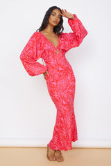 Joyful Endeavors Maxikleid Rosa