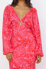 Joyful Endeavors Maxikleid Rosa