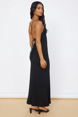 Maxikleid „Pure Delight“ in Schwarz