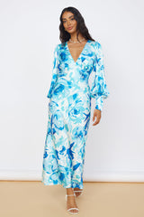Maxikleid "Grenzenlose Möglichkeiten" Blau