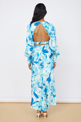 Maxikleid "Grenzenlose Möglichkeiten" Blau