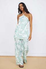 SEVEN WONDERS Ilah Neckholder-Oberteil Salbei