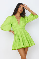 HELLO MOLLY Sweetest Treat Minikleid Limette