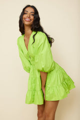 HELLO MOLLY Sweetest Treat Minikleid Limette