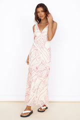 Strandglück Maxikleid Pink