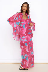 Make Up My Mind Maxikleid Rosa