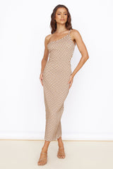 Roll The Dice Maxikleid Braun