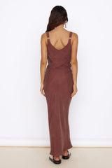 Maxikleid "Following My Heart" Braun