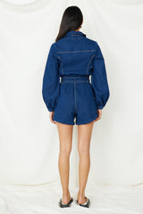 Tell It All Strampler Denim