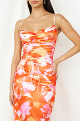 Luna Magic Midikleid Orange