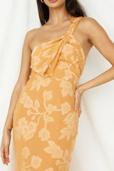 Maxikleid „Macht der Möglichkeiten“ Orange