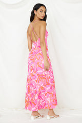 Pinky Promise Maxikleid Rosa