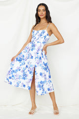 Midi-Kleid „Coastal Living“ in Weiß