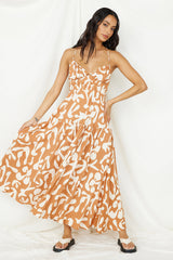 Lover Of Love Maxi-Kleid Braun