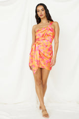 Heading Out Of Town Kleid Orange