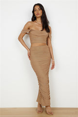Dance Darling Maxirock Beige