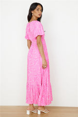 Daydreamer Maxikleid in Pink