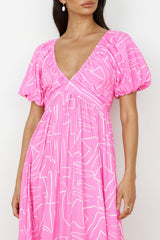 Daydreamer Maxikleid in Pink