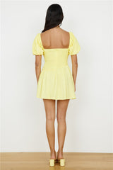 Time Again Kleid Gelb