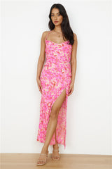 Maxikleid "Forgetting You" Rosa