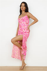 Maxikleid "Forgetting You" Rosa