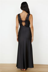 Traumhaftes Maxi-Kleid in Schwarz