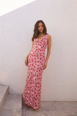 Maxikleid „Everlasting Bouquet“ Rosa