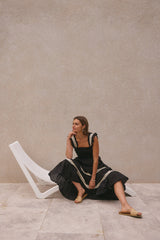 Monica Maxikleid Schwarz