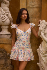 Sonngeküsstes Garten-Minikleid