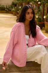Sherbert Strickjacke Rosa
