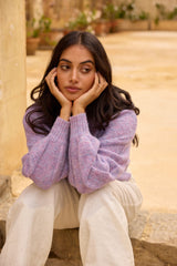 Mikale Strickpullover Lila