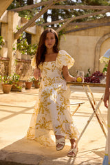Guten Morgen Miss Maxi Kleid Gelb
