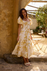Guten Morgen Miss Maxi Kleid Gelb