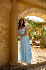 Crystal Waters Maxikleid Blau